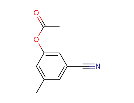 벤조니트릴, 3-(아세틸옥시)-5-메틸-(9CI)