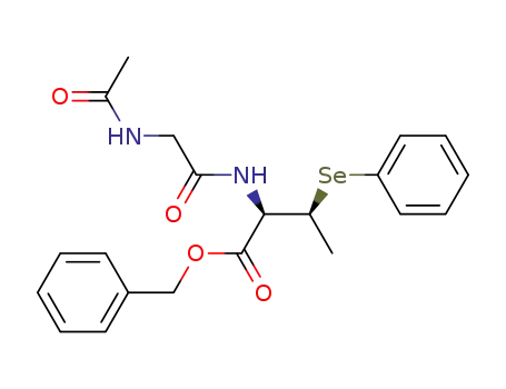 Butanoic acid, 2-[[(acetylamino)acetyl]amino]-3-(phenylseleno)-,
phenylmethyl ester, (2R,3S)-
