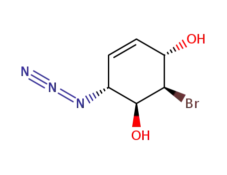 (1S,2R,3S,6R)-6-azido-2-bromocyclohex-4-ene-1,3-diol
