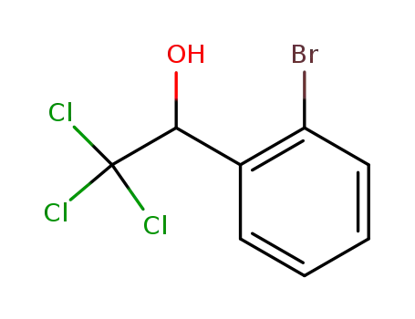 Molecular Structure of 339274-25-8 ((+/-)-2,2,2-trichloro-1-(2-bromophenyl)ethanol)