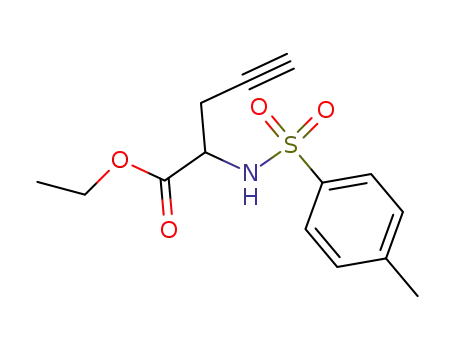 4-Pentynoic acid, 2-[[(4-methylphenyl)sulfonyl]amino]-, ethyl ester