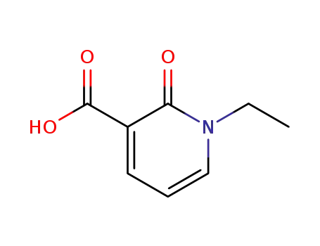 Molecular Structure of 141605-22-3 (1-Ethyl-2-oxo-1,2-dihydropyridine-3-carboxylic acid)