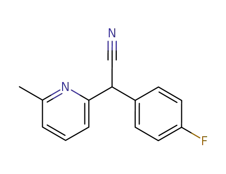 (4- 플루오로 페닐) (6- 메틸 피리딘 -2- 일) 아세토 니트릴
