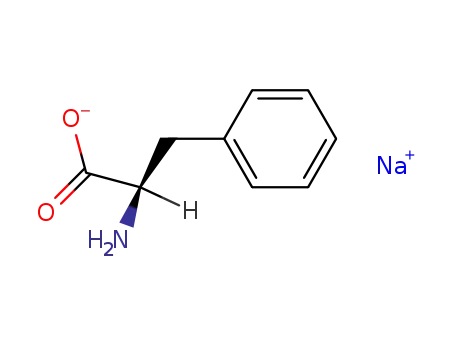 Molecular Structure of 100803-81-4 (D-Phenylalanine, monosodium salt)