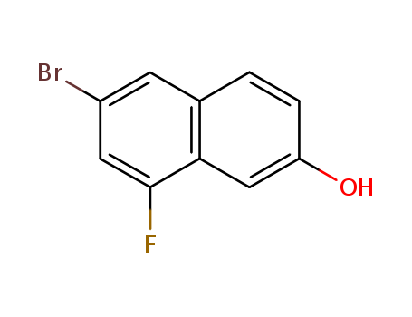 2-Naphthalenol, 6-bromo-8-fluoro-