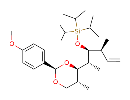 [3S,4S,5R,5(2R),5(4R)]-5-{2-(4-methoxyphenyl)-5-methyl[1,3]dioxan-4-yl}-3-methyl-4-(triisopropylsilanyloxy)hex-1-ene
