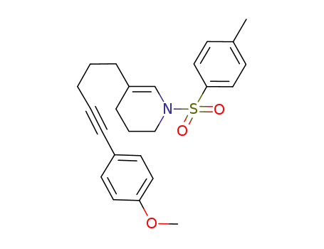 5-[5-(4-methoxyphenyl)-pent-4-ynyl]-1-(toluene-4-sulfonyl)-1,2,3,4-tetrahydropyridine