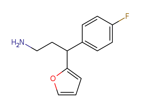 3-(4-Fluorophenyl)-3-(furan-2-yl)propan-1-amine