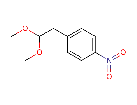 Molecular Structure of 18436-62-9 (P-NITROBENZENEACETALDEHYDE DIMETHYL ACETAL)