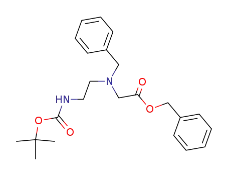 Glycine,
N-[2-[[(1,1-dimethylethoxy)carbonyl]amino]ethyl]-N-(phenylmethyl)-,
phenylmethyl ester
