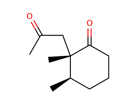 (-)-(2S,3R)-2,3-dimethyl-2-(2-oxopropyl)cyclohexanone