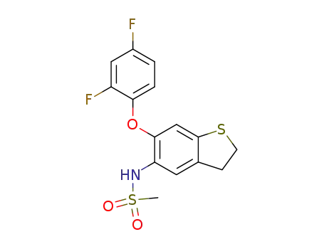 N-[6-(2,4-Difluorophenoxy)-2,3-dihydrobenzo[b]thiophen-5-yl]methanesulfonamide