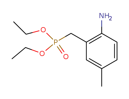 (2-amino-5-methyl-benzyl)-phosphonic acid diethyl ester