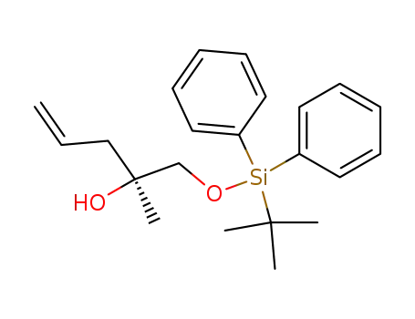 1-(<i>tert</i>-butyl-diphenyl-silanyloxy)-2-methyl-pent-4-en-2-ol