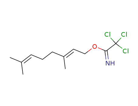 Molecular Structure of 51479-75-5 (Geraniol trichloroacetimidate)