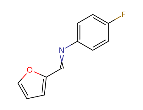 Benzenamine, 4-fluoro-N-(2-furanylmethylene)-