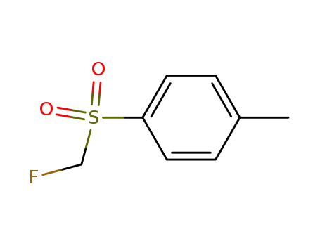 Molecular Structure of 115909-68-7 (Benzene, 1-[(fluoromethyl)sulfonyl]-4-methyl-)