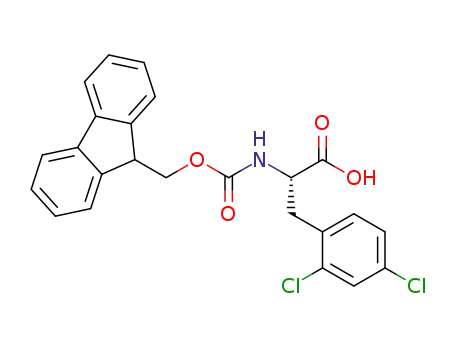 Molecular Structure of 352351-61-2 (fmoc-D-2,4-dichlorophenylalanine)