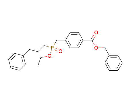 Benzoic acid, 4-[[ethoxy(3-phenylpropyl)phosphinyl]methyl]-,
phenylmethyl ester