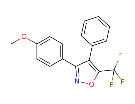 Isoxazole, 3-(4-methoxyphenyl)-4-phenyl-5-(trifluoromethyl)-