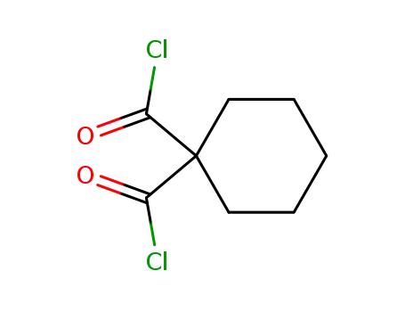 Molecular Structure of 1459-28-5 (1,1-Cyclohexanedicarbonyl dichloride (9CI))