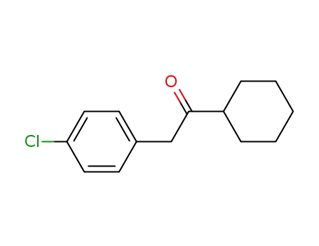 Molecular Structure of 95110-79-5 (Ethanone, 2-(4-chlorophenyl)-1-cyclohexyl-)