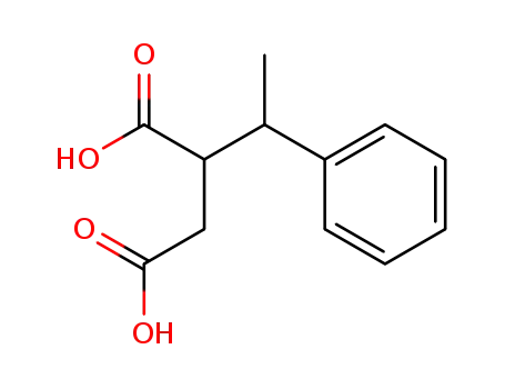 Molecular Structure of 19263-14-0 (Butanedioic acid, (1-phenylethyl)-)