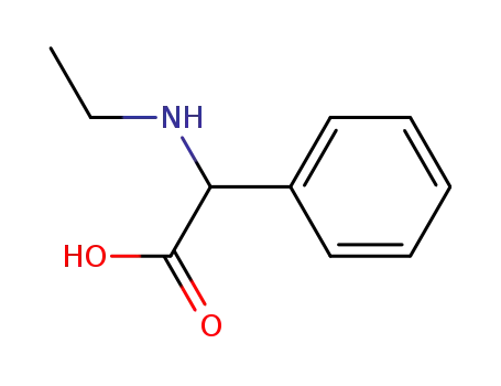 Benzeneacetic acid, a-(ethylamino)-