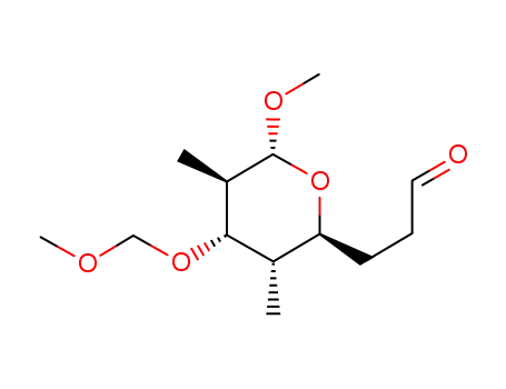 (2S,3R,4S,5R,6R)-3-(6-methoxy-4-methoxymethoxy-3,5-dimethyltetrahydropyran-2-yl)propionaldehyde