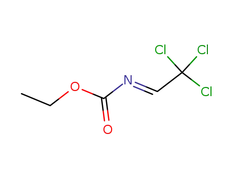 Molecular Structure of 51608-59-4 (Carbamic acid, (2,2,2-trichloroethylidene)-, ethyl ester, (E)-)