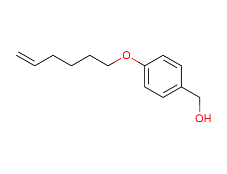 Molecular Structure of 143231-87-2 (Benzenemethanol, 4-(5-hexenyloxy)-)