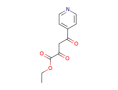 Molecular Structure of 60943-41-1 (ethyl 2,4-dioxo-4-(pyridin-4-yl)butanoate)