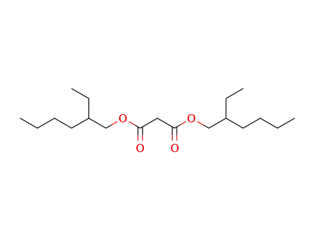 Molecular Structure of 19824-16-9 (bis(2-ethylhexyl) propanedioate)