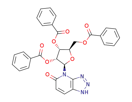 4-(2,3,5-tri-O-benzoyl-β-D-ribofuranosyl)-vic-triazolo[4,5-b]pyridin-5-one