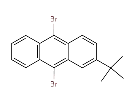 Molecular Structure of 114583-08-3 (2-TERTBUTYL-9,10-DIBROMOANTHRACENE)