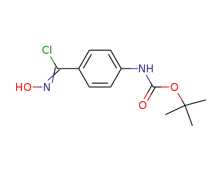Carbamic acid, [4-[chloro(hydroxyimino)methyl]phenyl]-,
1,1-dimethylethyl ester