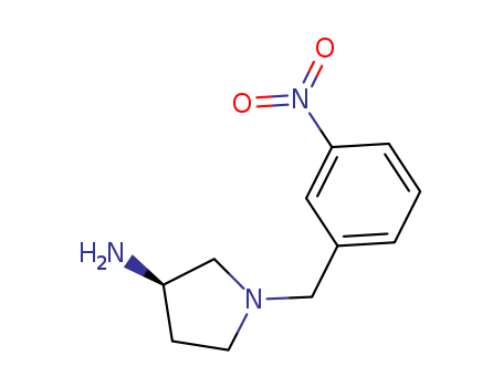 3-Pyrrolidinamine, 1-[(3-nitrophenyl)methyl]-, (3R)-