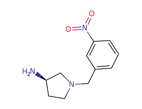 3-Pyrrolidinamine, 1-[(3-nitrophenyl)methyl]-, (3R)-