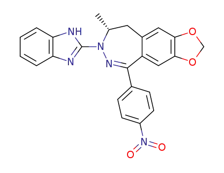 (R)-7-(2-benzimidazolyl)-8,9-dihydro-8-methyl-5-(4-nitrophenyl)-7H-1,3-dioxolo[4,5-h][2,3]benzodiazepine