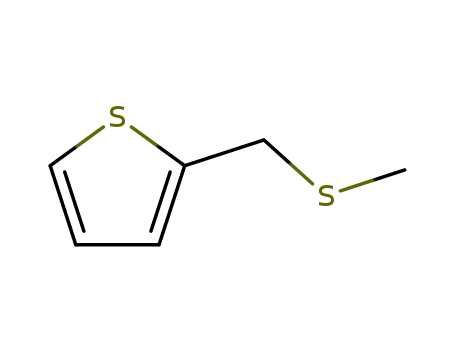 Molecular Structure of 22906-17-8 (Thiophene, 2-[(methylthio)methyl]-)