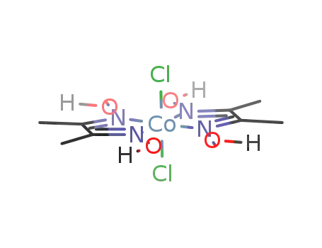 Molecular Structure of 14784-26-0 ([Co(dimethylglyoxime)2Cl<sub>2</sub>])