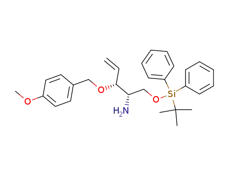 (1S,2R)-1-(tert-Butyl-diphenyl-silanyloxymethyl)-2-(4-methoxy-benzyloxy)-but-3-enylamine