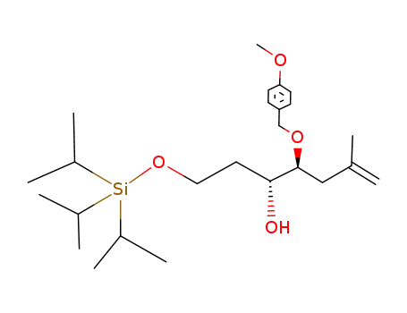 (3R,4S)-4-(4-Methoxy-benzyloxy)-6-methyl-1-triisopropylsilanyloxy-hept-6-en-3-ol