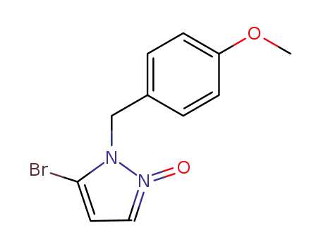 1H-Pyrazole, 5-bromo-1-[(4-methoxyphenyl)methyl]-, 2-oxide