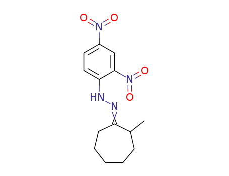 Molecular Structure of 970-95-6 (Cycloheptanone, 2-methyl-, (2,4-dinitrophenyl)hydrazone)