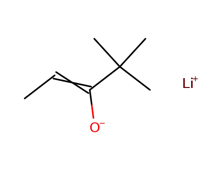 Molecular Structure of 62942-38-5 (2-Penten-3-ol, 4,4-dimethyl-, lithium salt)