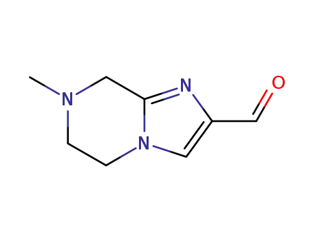 Molecular Structure of 623564-20-5 (Imidazo[1,2-a]pyrazine-2-carboxaldehyde, 5,6,7,8-tetrahydro-7-methyl- (9CI))