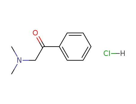 Ethanone,2-(dimethylamino)-1-phenyl-, hydrochloride (1:1) cas  61185-97-5