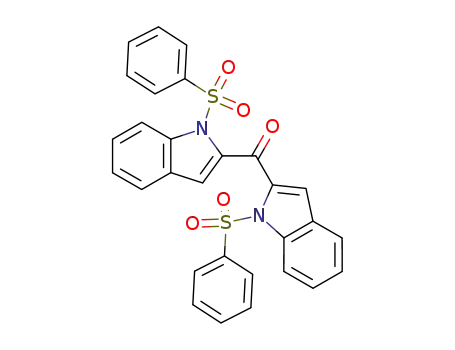 bis(1-phenylsulfonyl-1H-2-indolyl)methanone