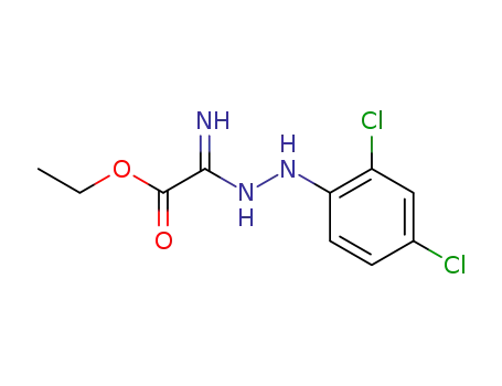 Molecular Structure of 171091-03-5 (Ethyl2-amino-2-[2-(2,4-dichlorophenyl)hydrazono]-acetate)